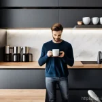 Home 17 공업디자인과 스포츠 장비 디자인 - **Prompt 1: Seamless Design in Everyday Life**
"A bright, modern kitchen interior, impeccably or...