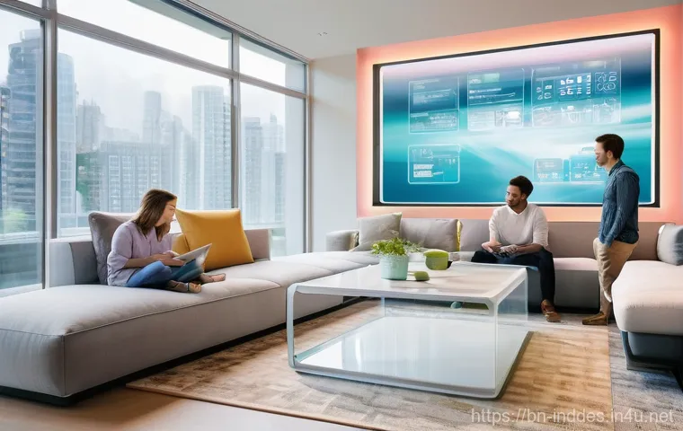 공업디자인과 플렉서블 디스플레이 - **Prompt:** "A sophisticated woman in her late 20s, dressed in a stylish, modest business casual out...